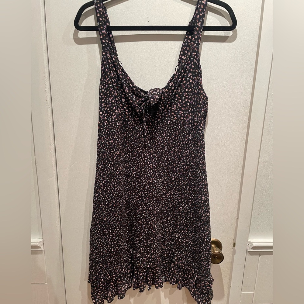 Tight fitting floral dress